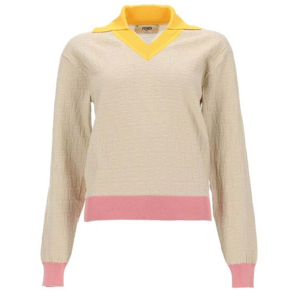 Fendi Women Maglia In Cotone E Seta